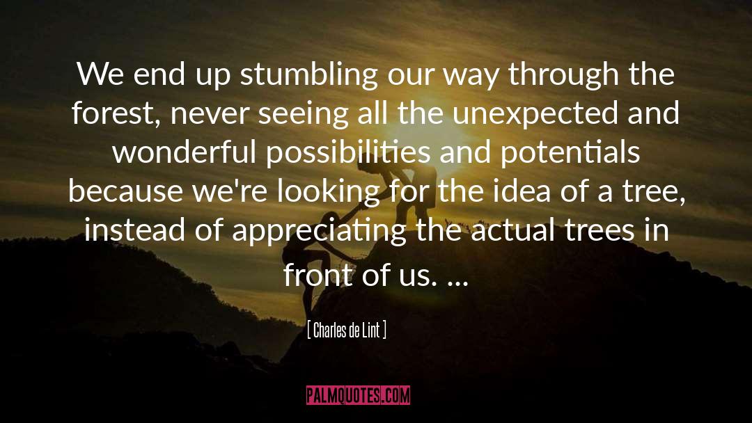 Potentials quotes by Charles De Lint