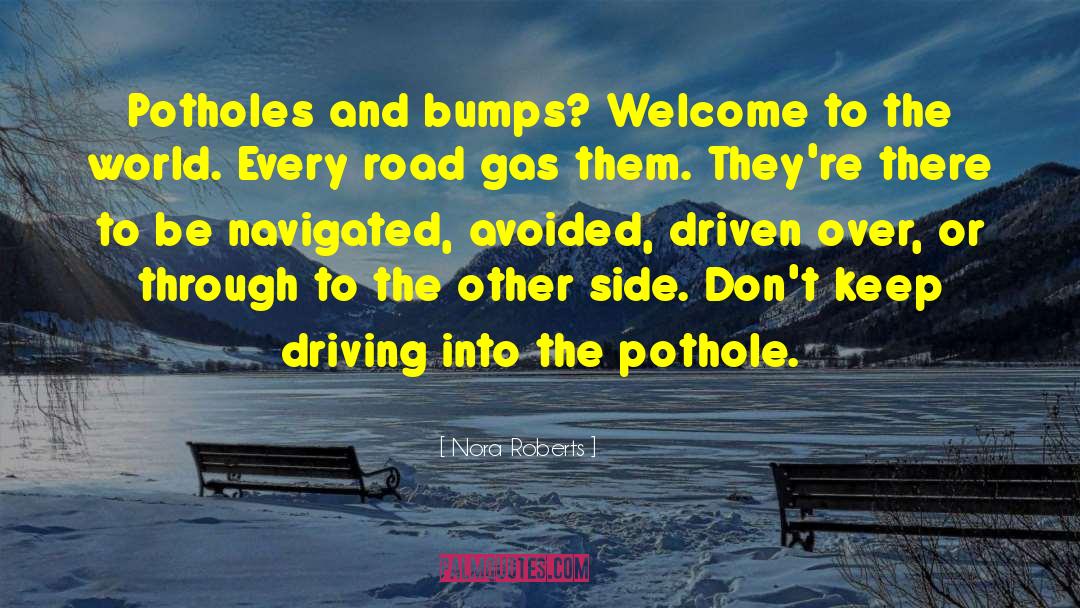 Pothole quotes by Nora Roberts