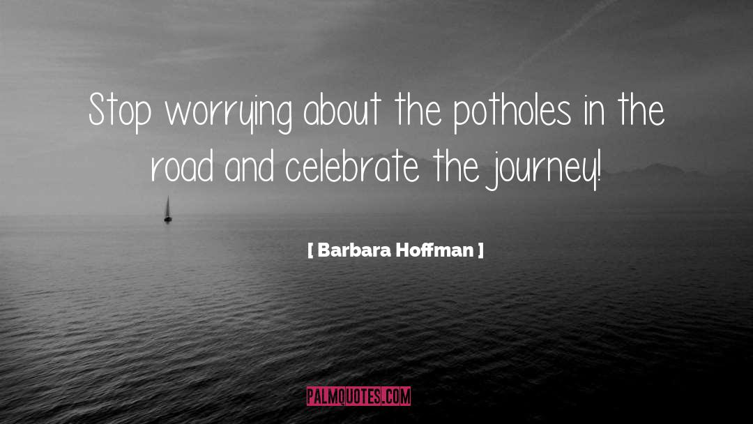 Potholes quotes by Barbara Hoffman