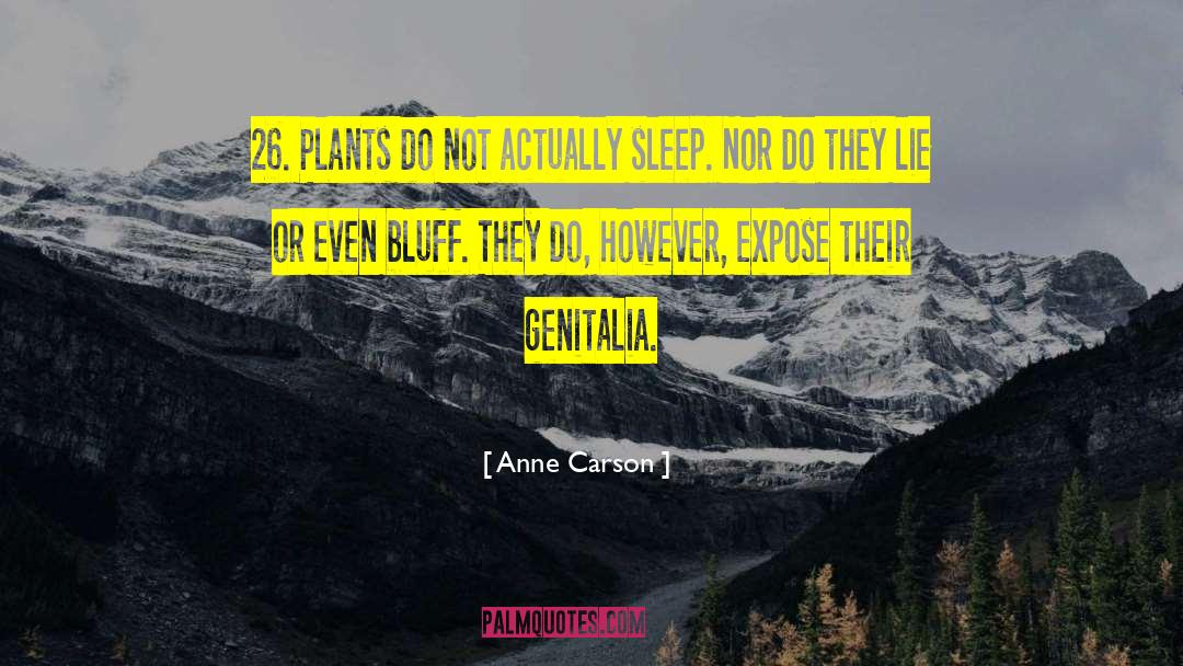 Potted Plants quotes by Anne Carson
