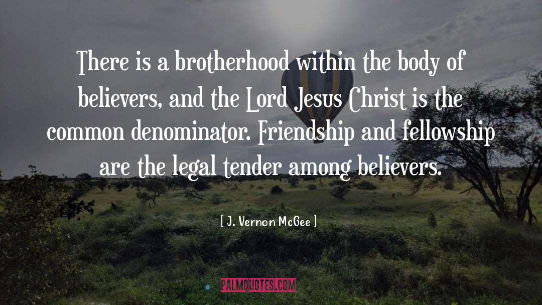 Poughkeepsie Brotherhood quotes by J. Vernon McGee