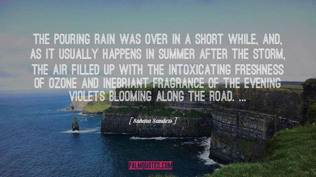 Pouring Rain quotes by Sahara Sanders