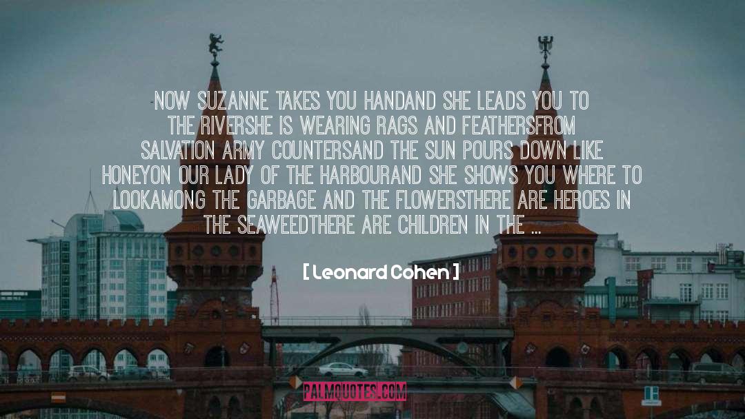 Pours quotes by Leonard Cohen