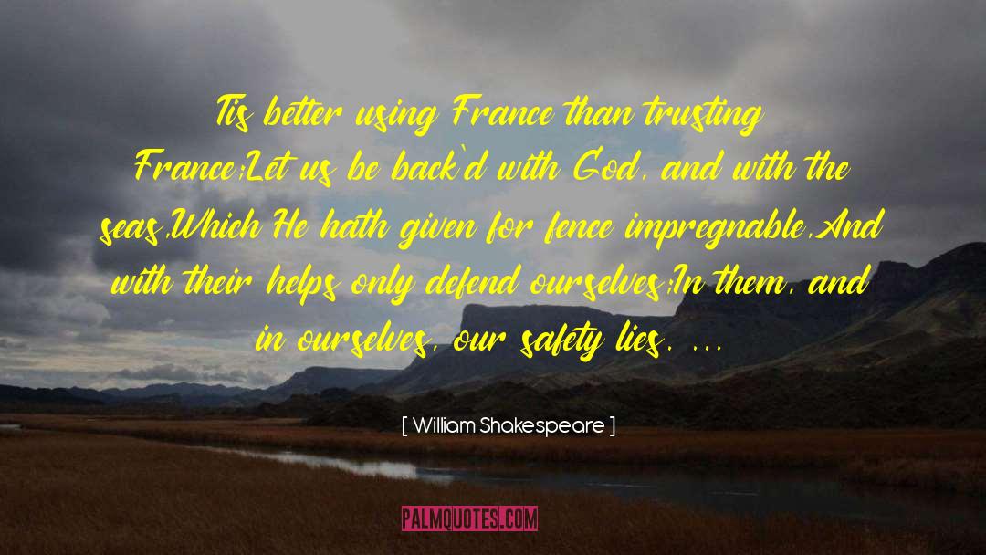 Pouzol France quotes by William Shakespeare