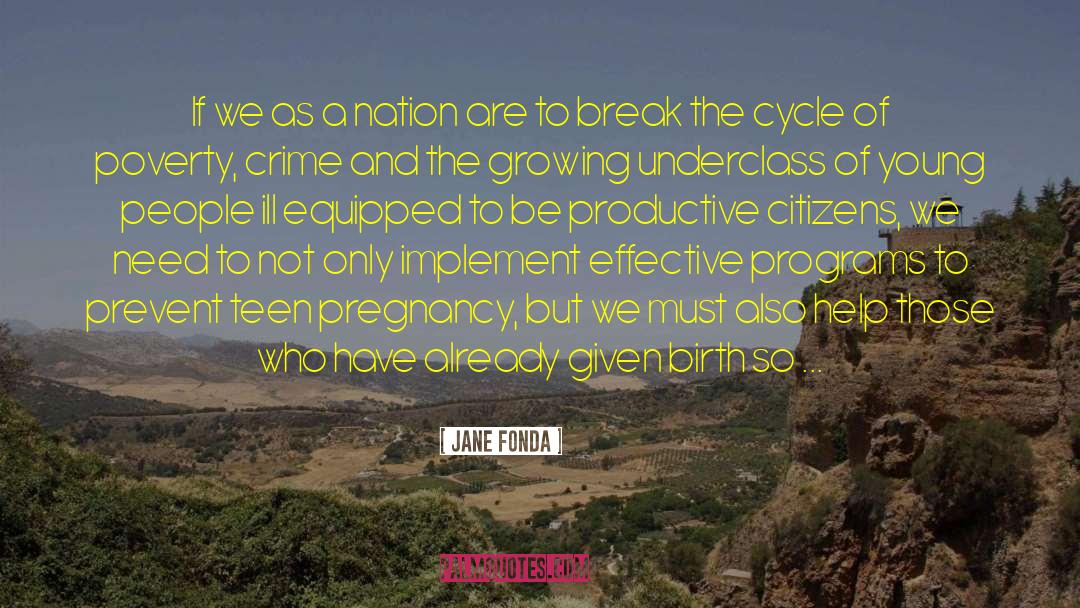 Poverty Eradication quotes by Jane Fonda