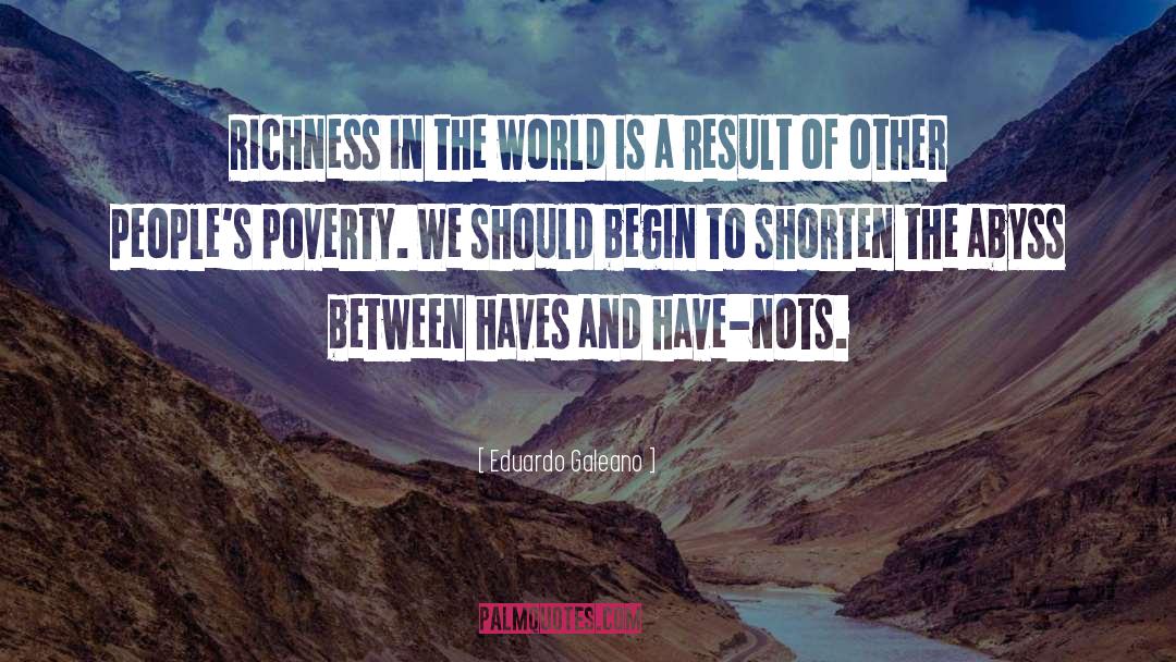 Poverty Eradication quotes by Eduardo Galeano