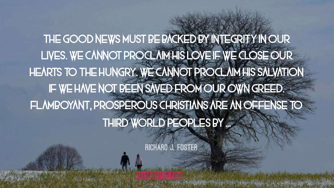 Poverty Humannature quotes by Richard J. Foster