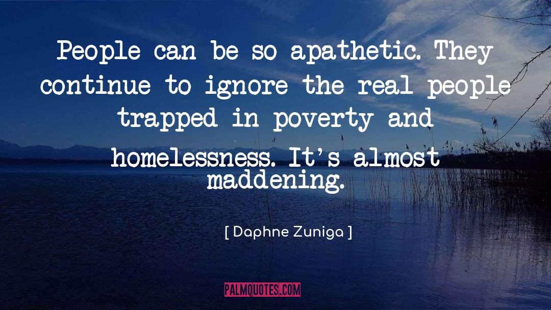 Poverty In Africa quotes by Daphne Zuniga
