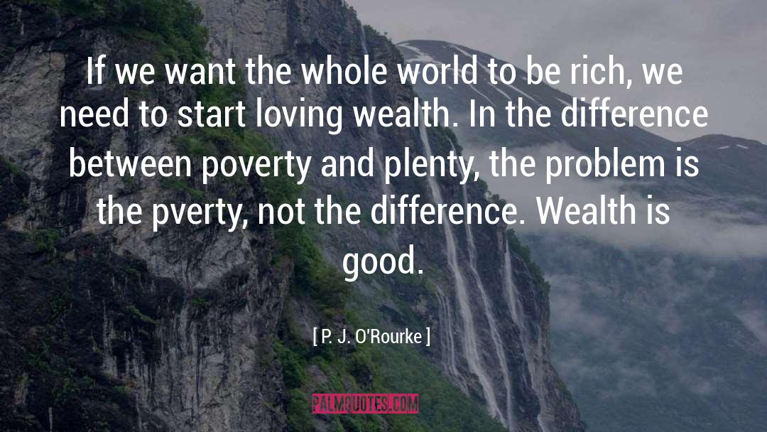 Poverty In Africa quotes by P. J. O'Rourke