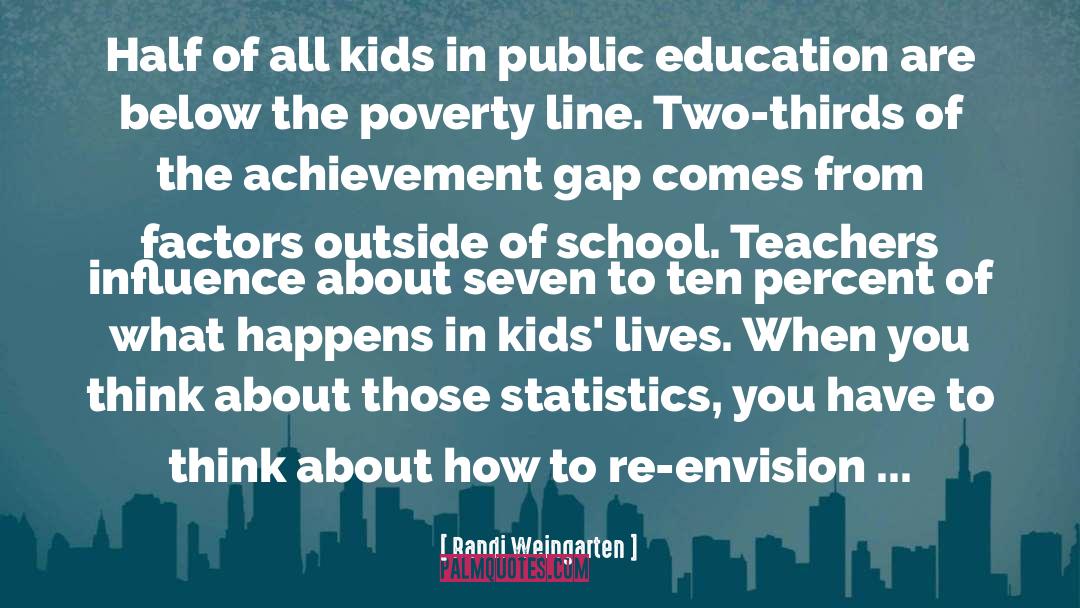 Poverty Line quotes by Randi Weingarten
