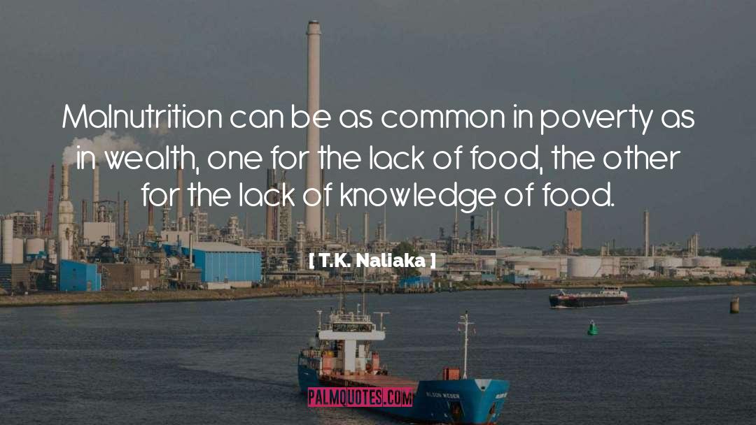 Poverty quotes by T.K. Naliaka