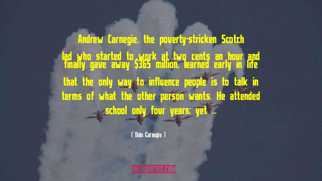 Poverty Stricken quotes by Dale Carnegie