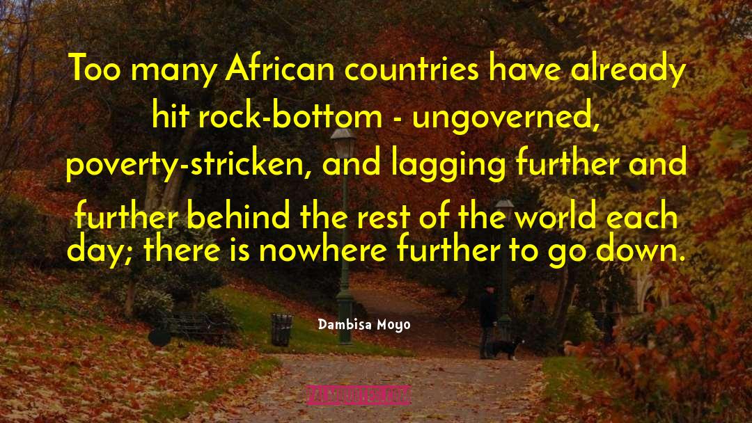 Poverty Stricken quotes by Dambisa Moyo