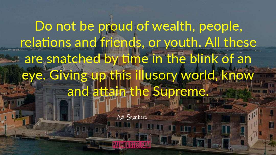 Poverty Wealth quotes by Adi Shankara