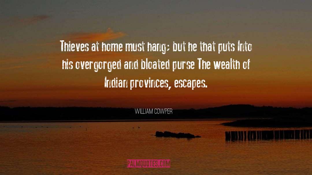 Poverty Wealth quotes by William Cowper