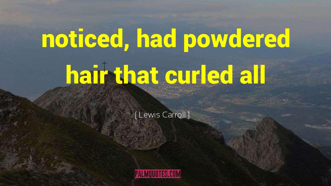 Powdered quotes by Lewis Carroll