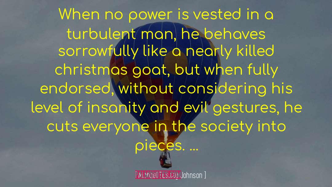 Power And Control quotes by Michael Bassey Johnson