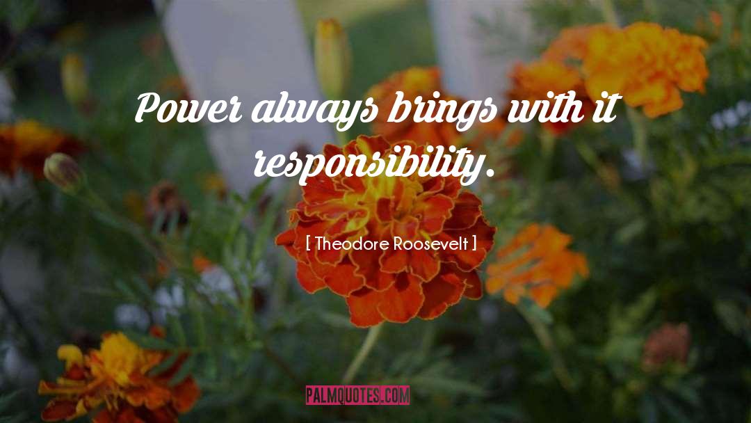 Power And Corruption quotes by Theodore Roosevelt