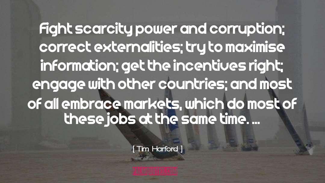 Power And Corruption quotes by Tim Harford