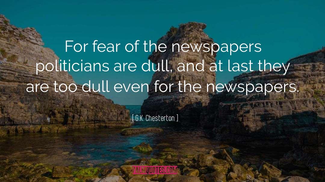 Power And Fear quotes by G.K. Chesterton