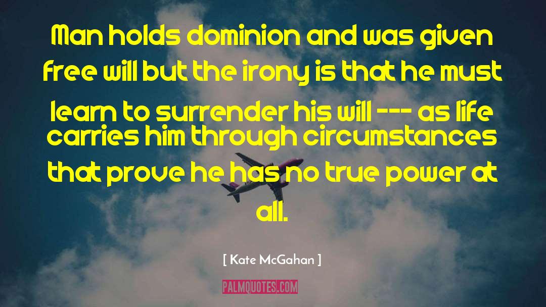 Power And Responsability quotes by Kate McGahan