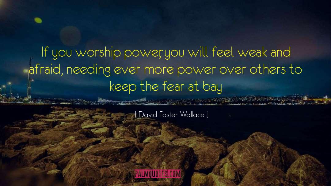 Power And Responsability quotes by David Foster Wallace