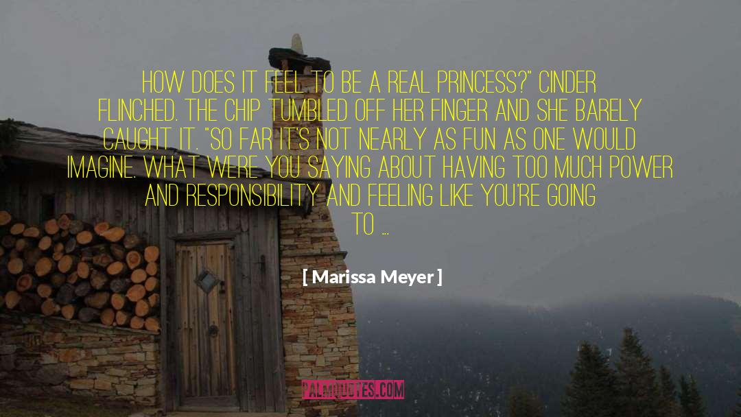 Power And Responsibility quotes by Marissa Meyer