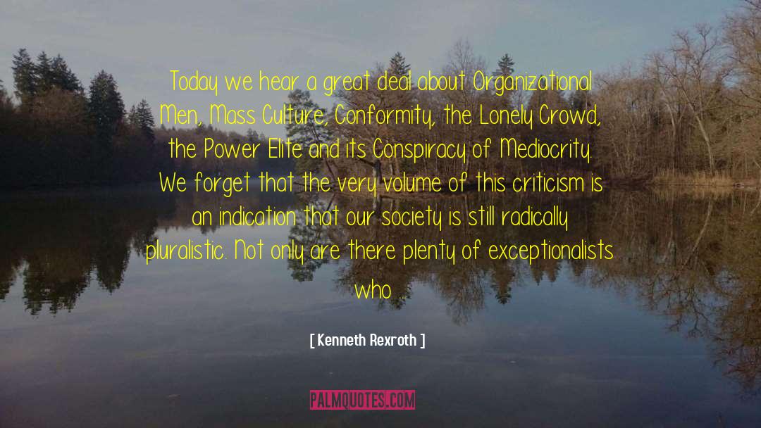 Power Elite quotes by Kenneth Rexroth