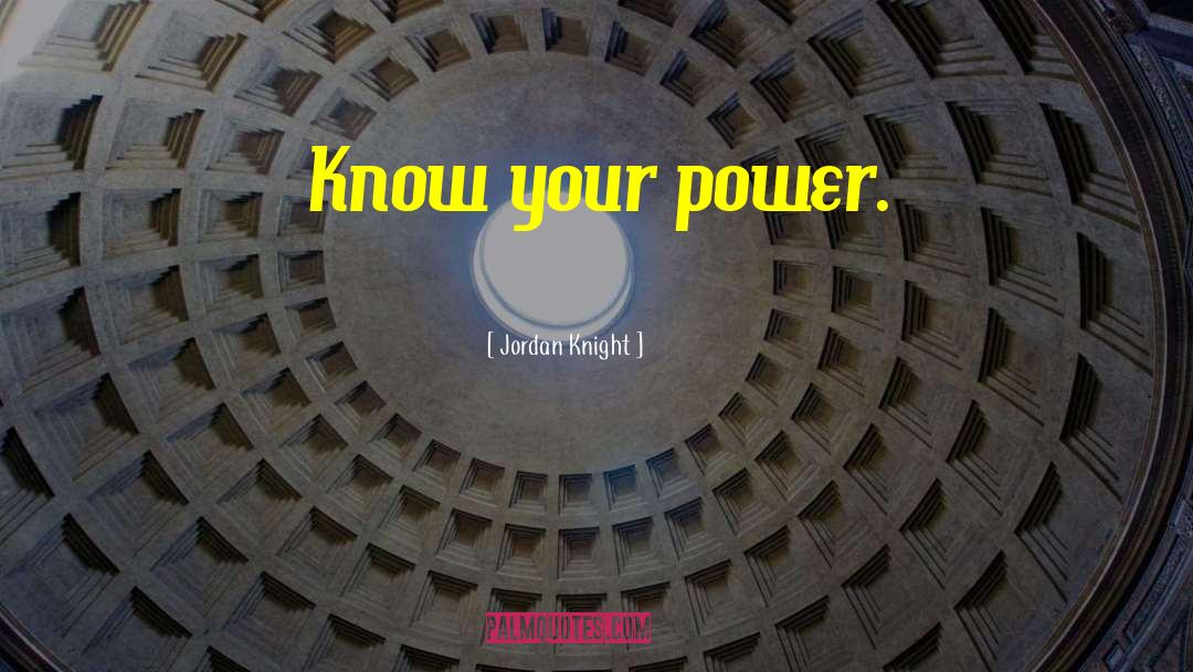 Power Generation quotes by Jordan Knight