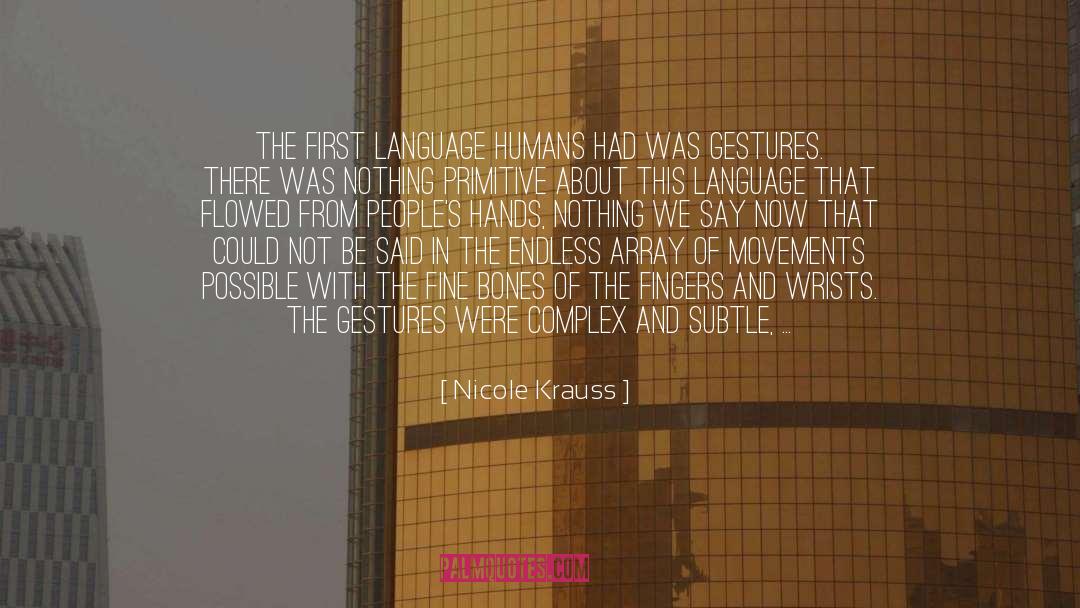 Power In The Wrong Hands quotes by Nicole Krauss