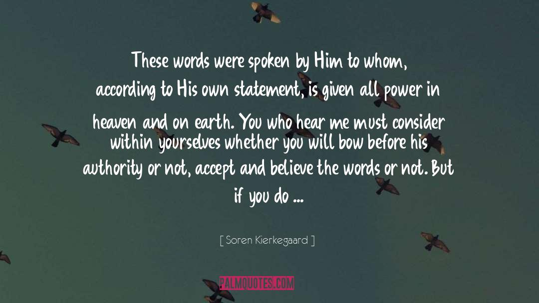 Power Of A Hug quotes by Soren Kierkegaard