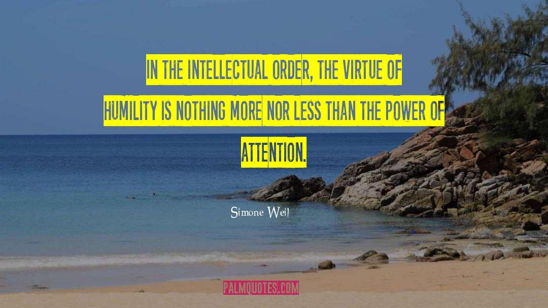 Power Of Attention quotes by Simone Weil