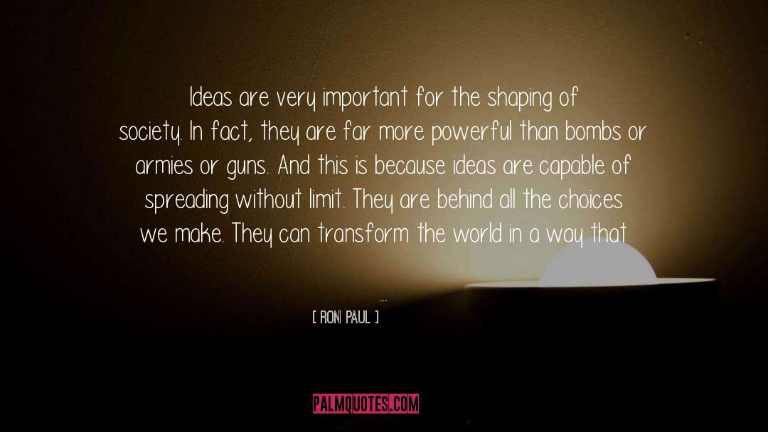 Power Of Belief quotes by Ron Paul