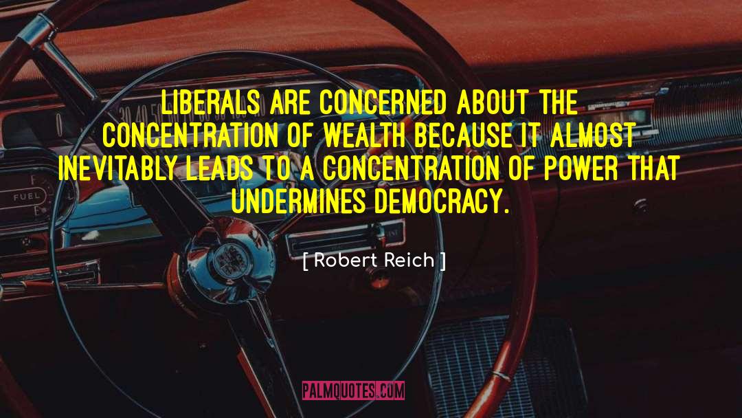 Power Of Concentration quotes by Robert Reich