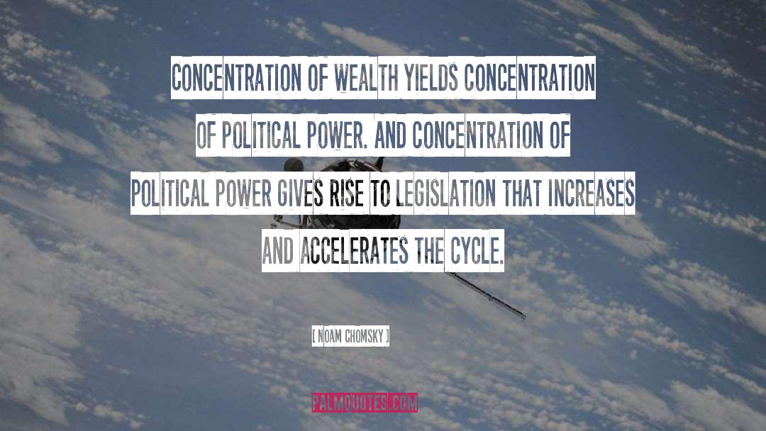 Power Of Concentration quotes by Noam Chomsky
