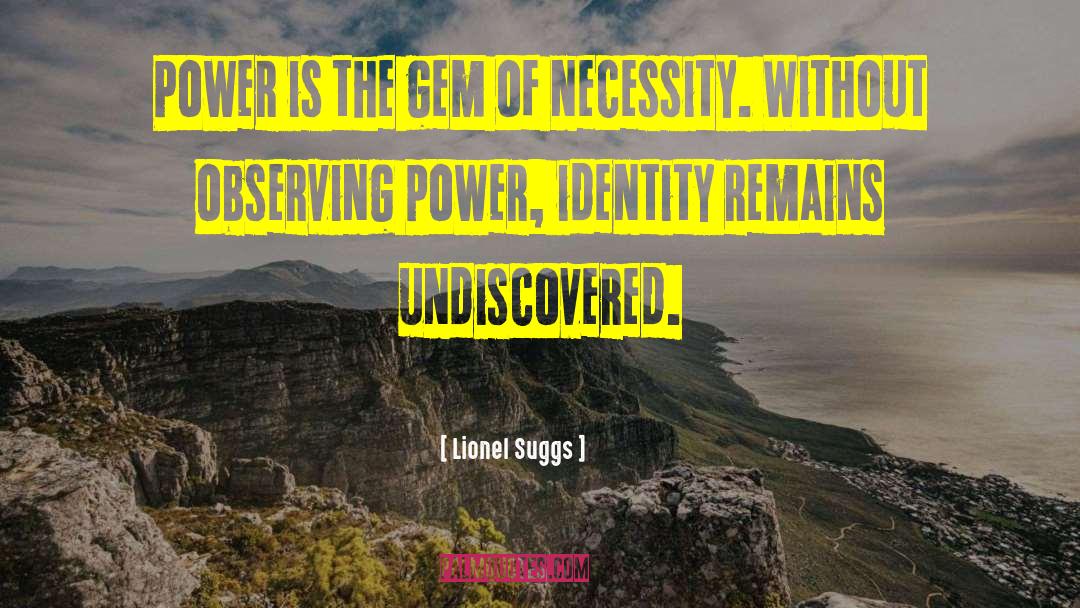 Power Of Diversity quotes by Lionel Suggs