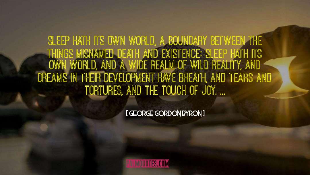 Power Of Dreams quotes by George Gordon Byron