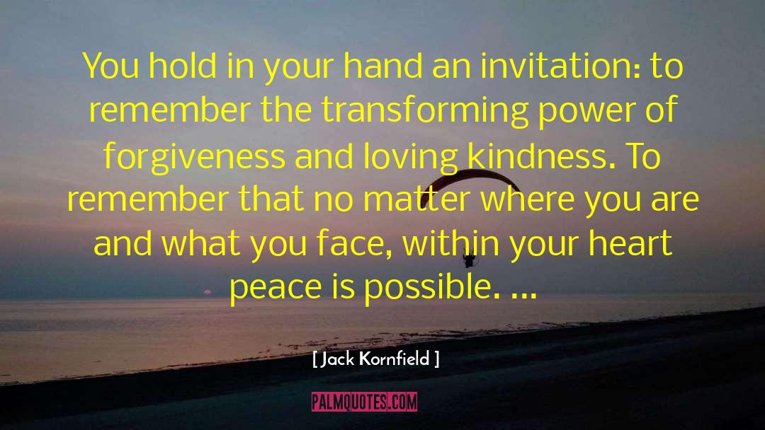 Power Of Forgiveness quotes by Jack Kornfield