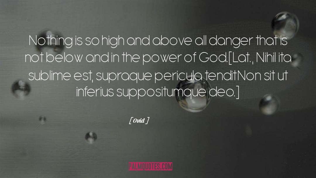 Power Of God quotes by Ovid