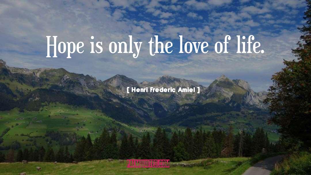 Power Of Hope quotes by Henri Frederic Amiel