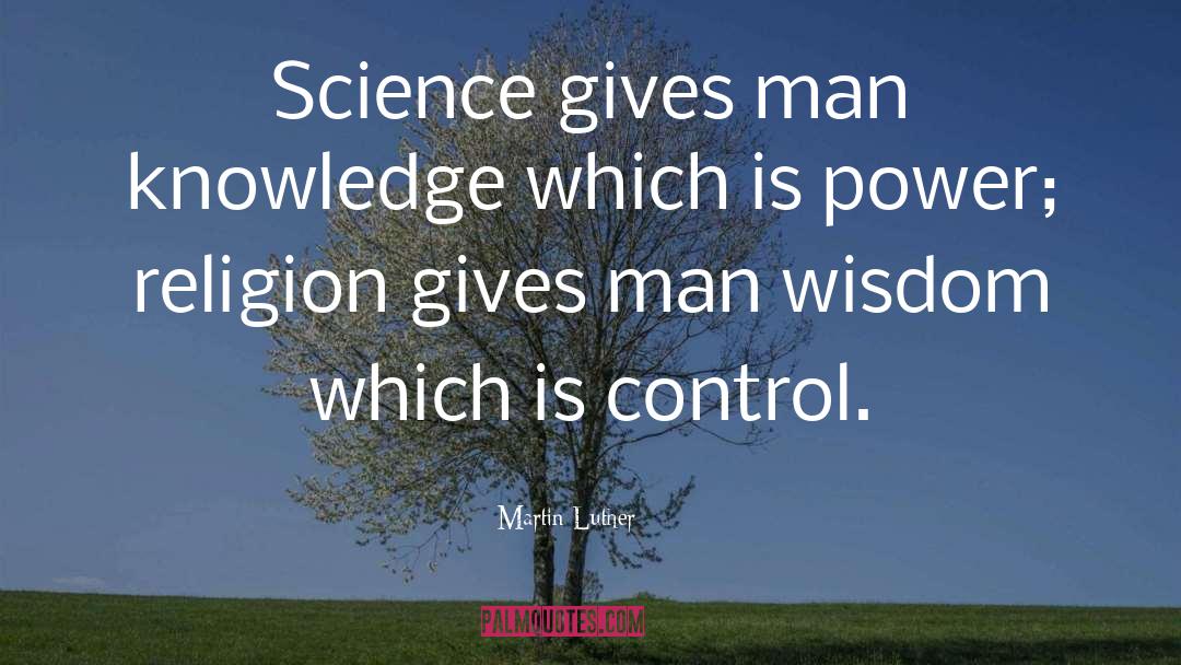 Power Of Knowledge quotes by Martin Luther
