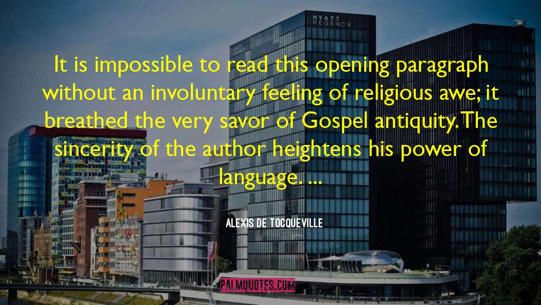 Power Of Language quotes by Alexis De Tocqueville