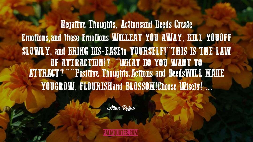 Power Of Law Of Attraction quotes by Allan Rufus