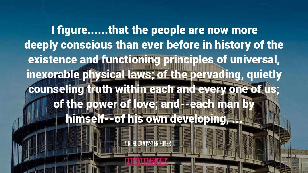 Power Of Love quotes by R. Buckminster Fuller