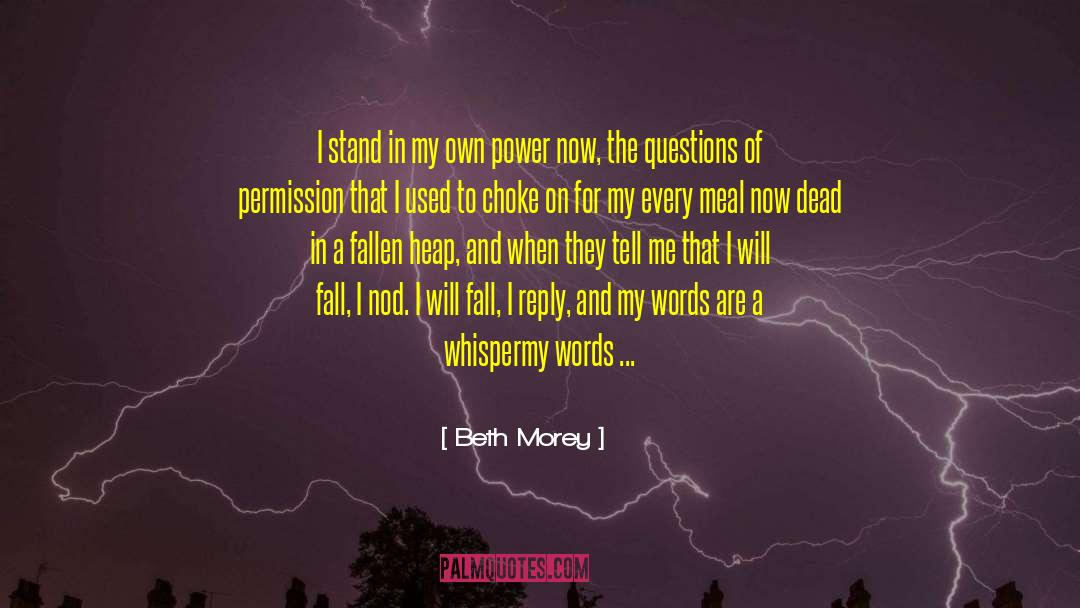 Power Of Myth quotes by Beth Morey