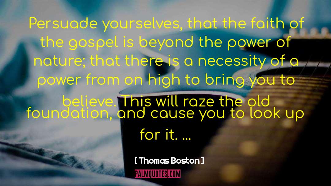 Power Of Nature quotes by Thomas Boston