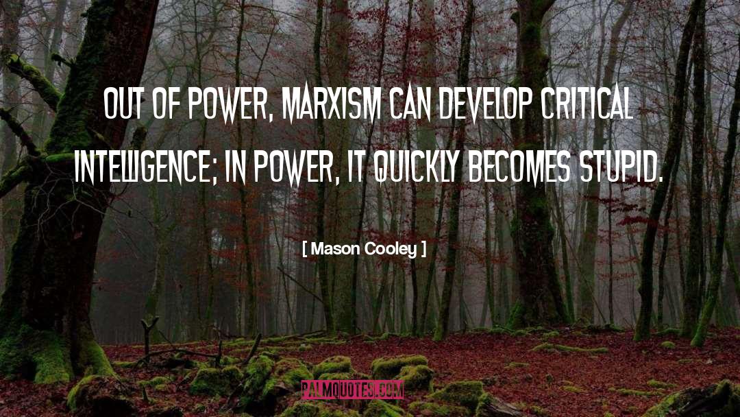 Power Of One quotes by Mason Cooley