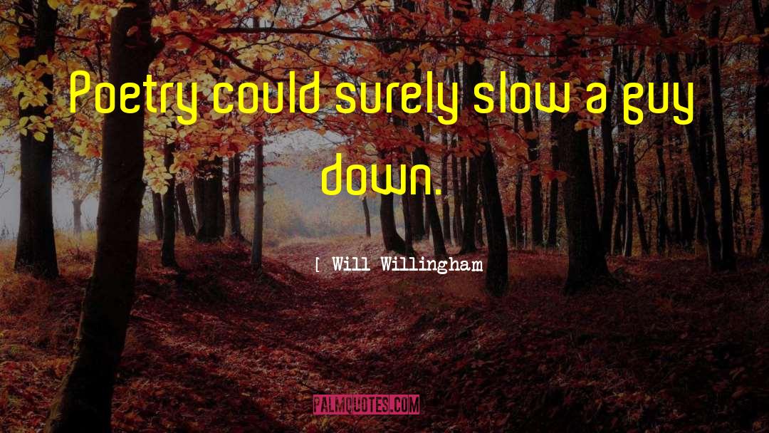 Power Of Poetry quotes by Will Willingham