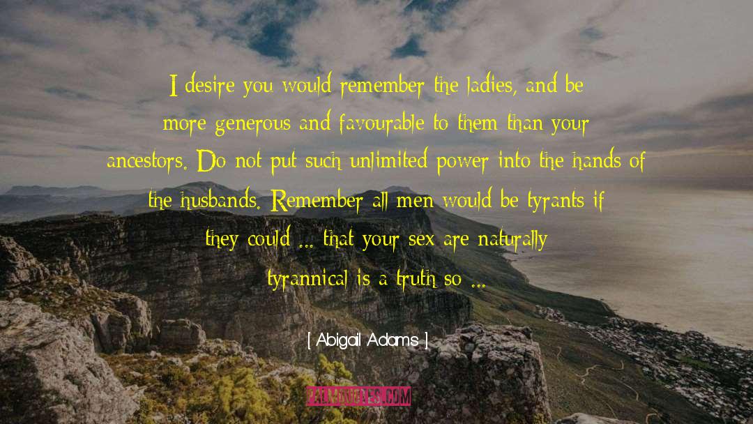 Power Of Poety quotes by Abigail Adams
