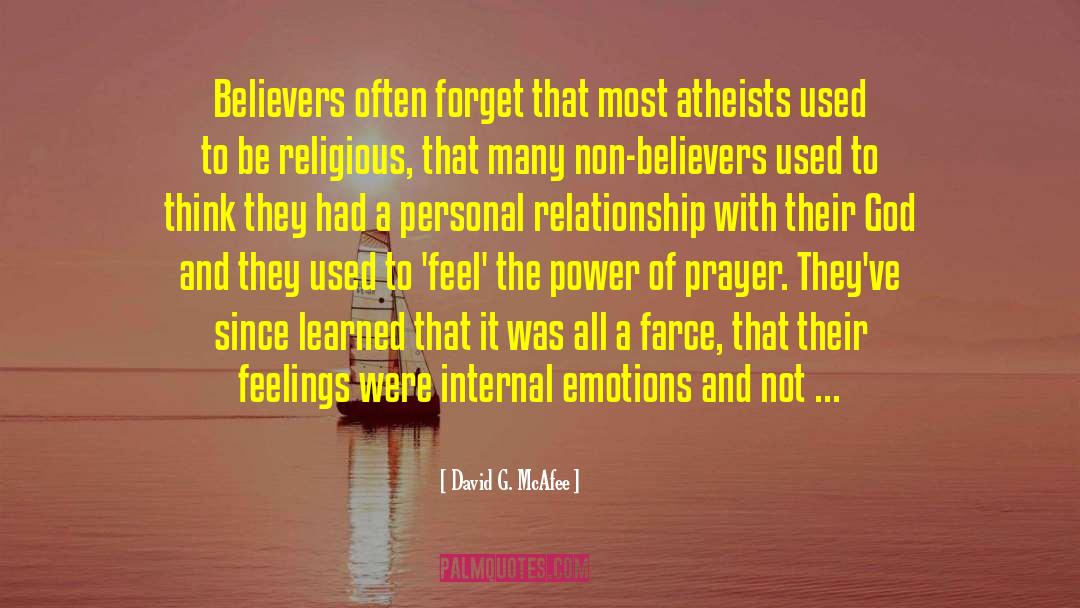 Power Of Prayer quotes by David G. McAfee